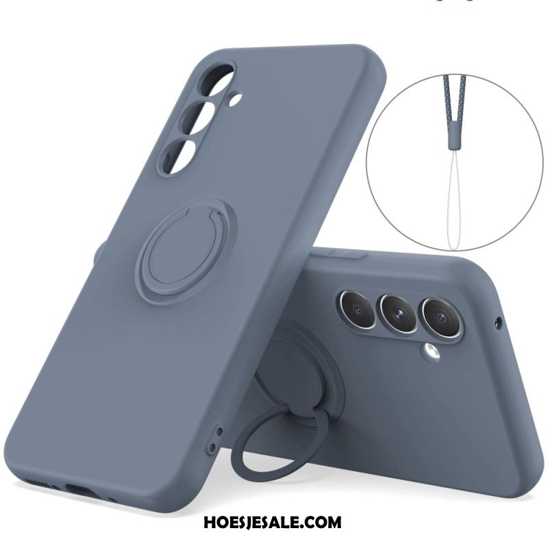 Hoesje Voor Samsung Galaxy A17 4g / 5g Siliconen Met Ringhouder