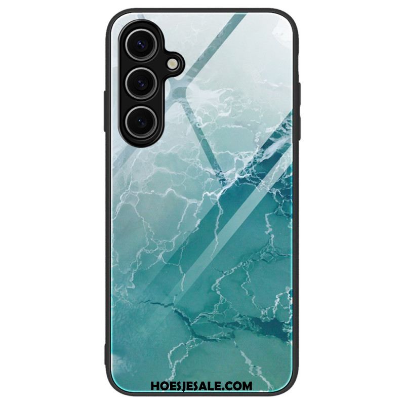 Hoesje Voor Samsung Galaxy S24 Fe Patroon Van Gehard Glas