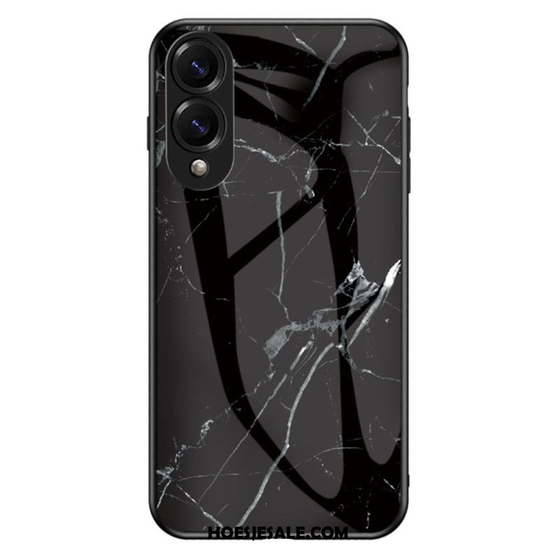 Hoesje Voor Samsung Galaxy S25 5g Edge Gehard Marmerglas