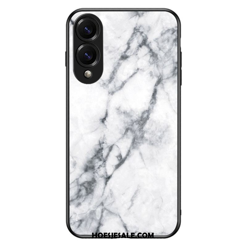 Hoesje Voor Samsung Galaxy S25 5g Edge Gehard Marmerglas