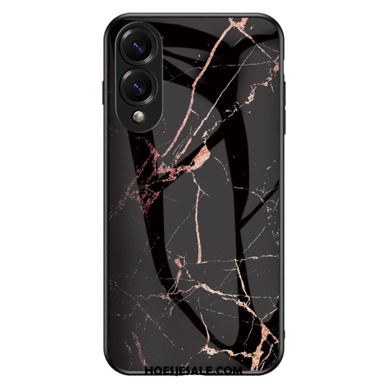 Hoesje Voor Samsung Galaxy S25 5g Edge Gehard Marmerglas