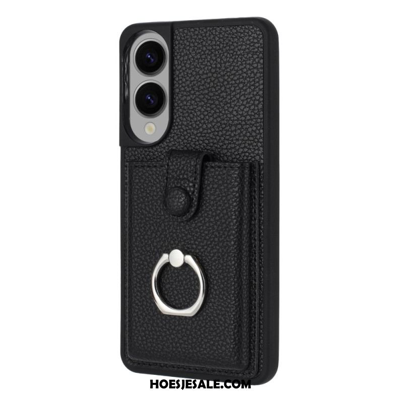 Hoesje Voor Samsung Galaxy S25 5g Edge Ringhouder En Kaarthouder