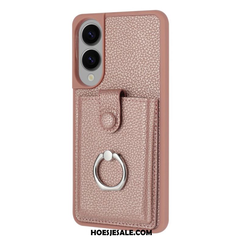 Hoesje Voor Samsung Galaxy S25 5g Edge Ringhouder En Kaarthouder