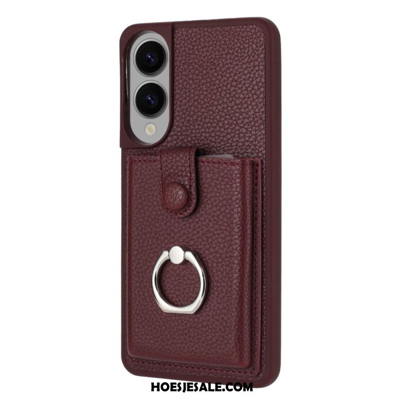 Hoesje Voor Samsung Galaxy S25 5g Edge Ringhouder En Kaarthouder