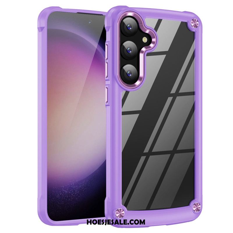 Hoesje Voor Samsung Galaxy S25 5g Transparant Met Siliconen Randen