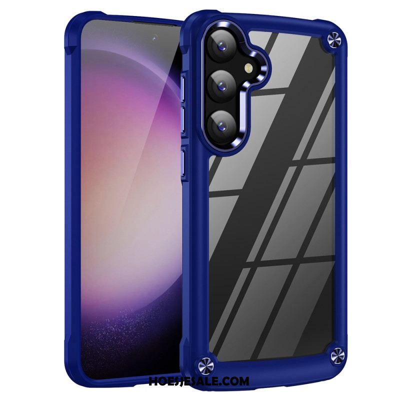 Hoesje Voor Samsung Galaxy S25 5g Transparant Met Siliconen Randen