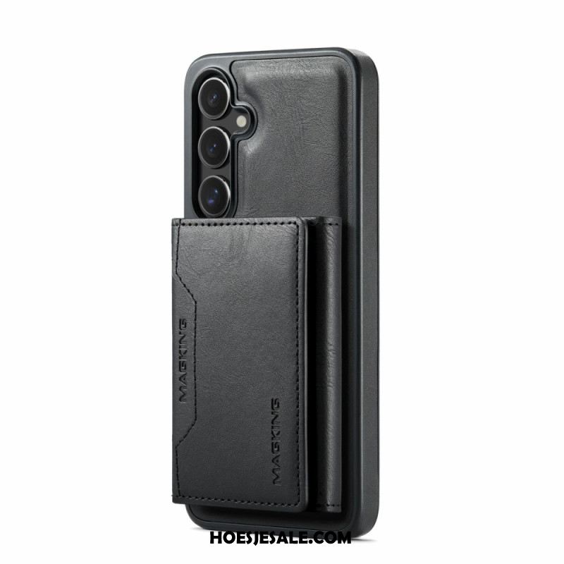 Hoesje Voor Samsung Galaxy S25 Fe Magsafe Compatibel Magking Afneembare Portemonnee