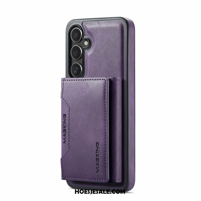 Hoesje Voor Samsung Galaxy S25 Fe Magsafe Compatibel Magking Afneembare Portemonnee
