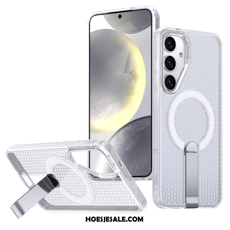 Hoesje Voor Samsung Galaxy S25 Fe Magsafe-houder Met Textuur