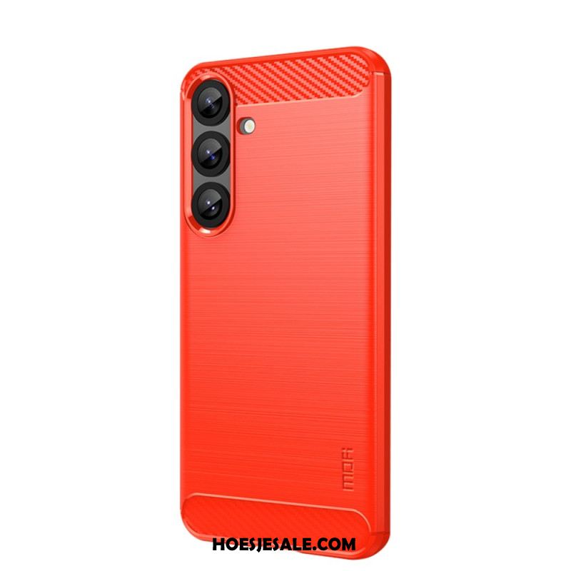 Hoesje Voor Samsung Galaxy S25 Plus 5g Geborsteld Koolstofvezel Mofi