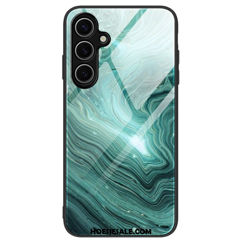 Hoesje Voor Samsung Galaxy S25 Plus 5g Gehard Glas Met Marmer