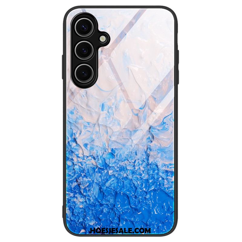 Hoesje Voor Samsung Galaxy S25 Plus 5g Gehard Glas Met Marmer