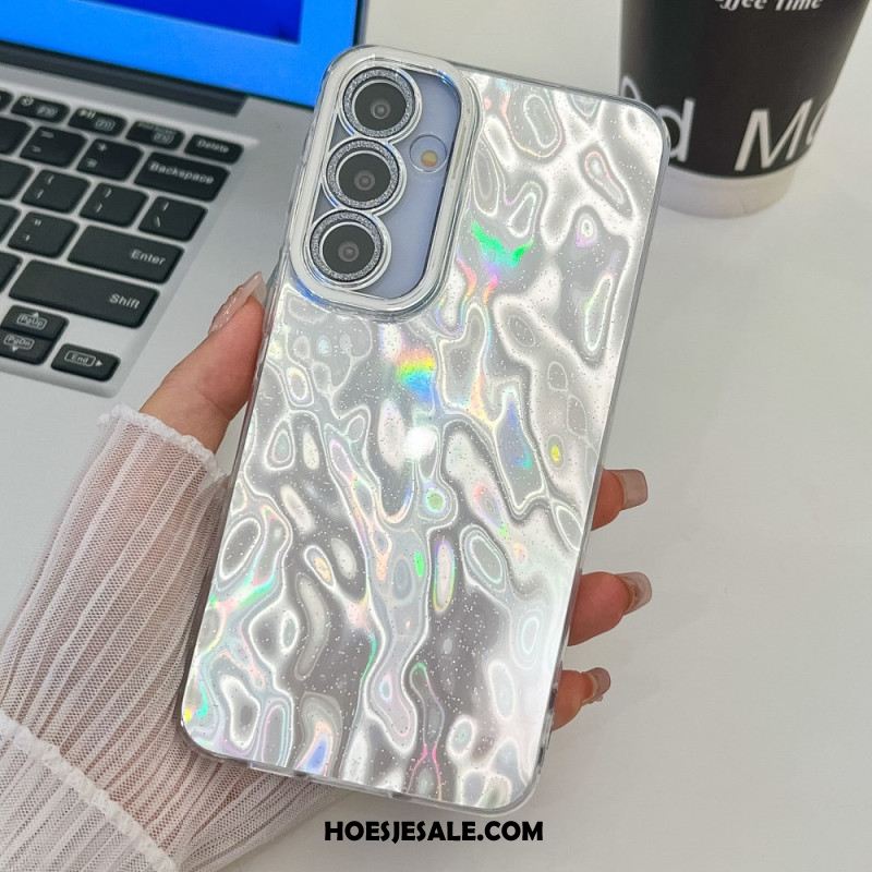 Hoesje Voor Samsung Galaxy S25 Plus 5g Variatie Met Metallic Effect En Lens Beschermer