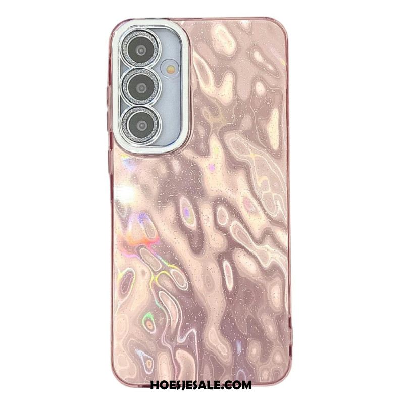 Hoesje Voor Samsung Galaxy S25 Plus 5g Variatie Met Metallic Effect En Lens Beschermer