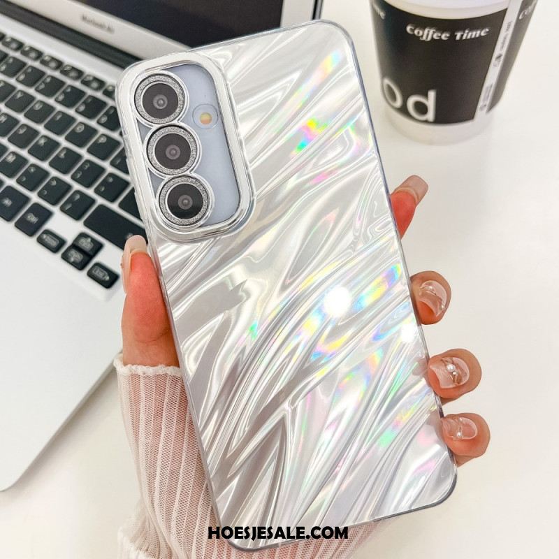 Hoesje Voor Samsung Galaxy S25 Plus 5g Variatie Met Metallic Effect En Lens Beschermer