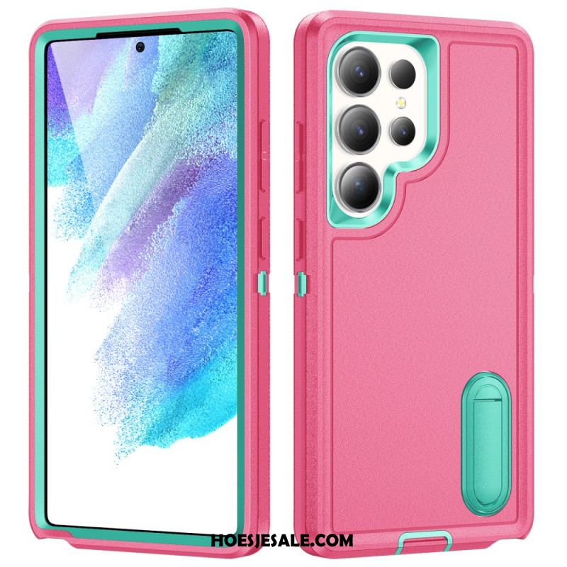 Hoesje Voor Samsung Galaxy S25 Ultra 5g 3-in-1 Bescherming Met Standaard