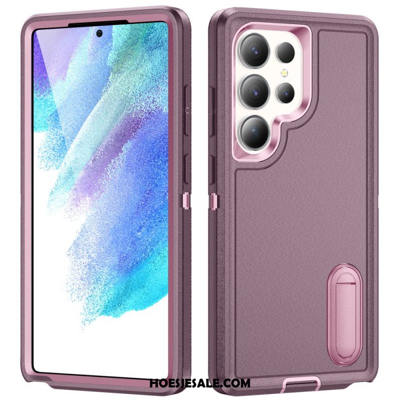 Hoesje Voor Samsung Galaxy S25 Ultra 5g 3-in-1 Bescherming Met Standaard