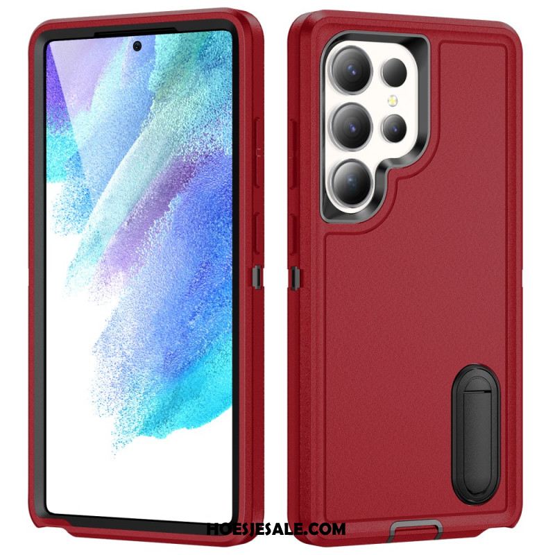 Hoesje Voor Samsung Galaxy S25 Ultra 5g 3-in-1 Bescherming Met Standaard