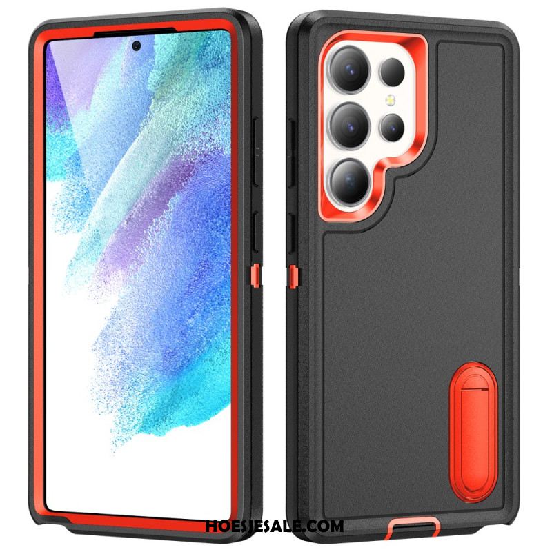 Hoesje Voor Samsung Galaxy S25 Ultra 5g 3-in-1 Bescherming Met Standaard