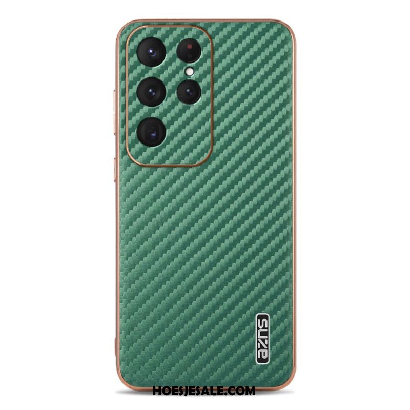 Hoesje Voor Samsung Galaxy S25 Ultra 5g Azns Koolstofvezel