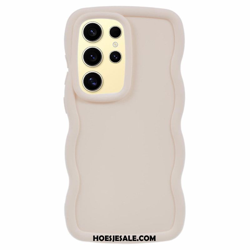 Hoesje Voor Samsung Galaxy S25 Ultra 5g Gegolfd Siliconen