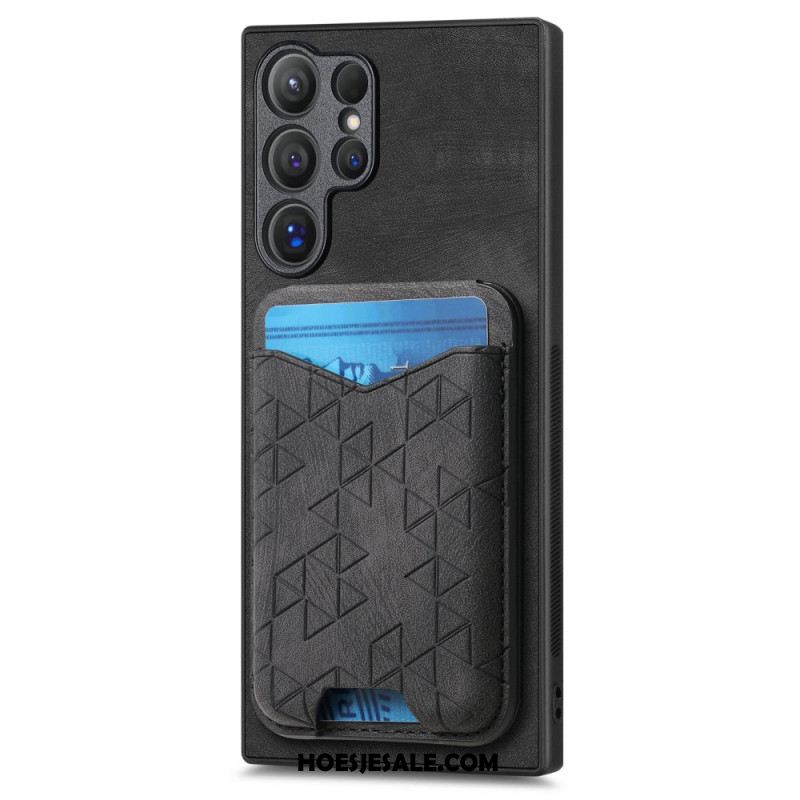 Hoesje Voor Samsung Galaxy S25 Ultra 5g Kaarthouder En -standaard Met Print