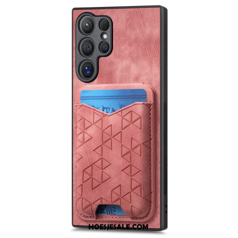 Hoesje Voor Samsung Galaxy S25 Ultra 5g Kaarthouder En -standaard Met Print