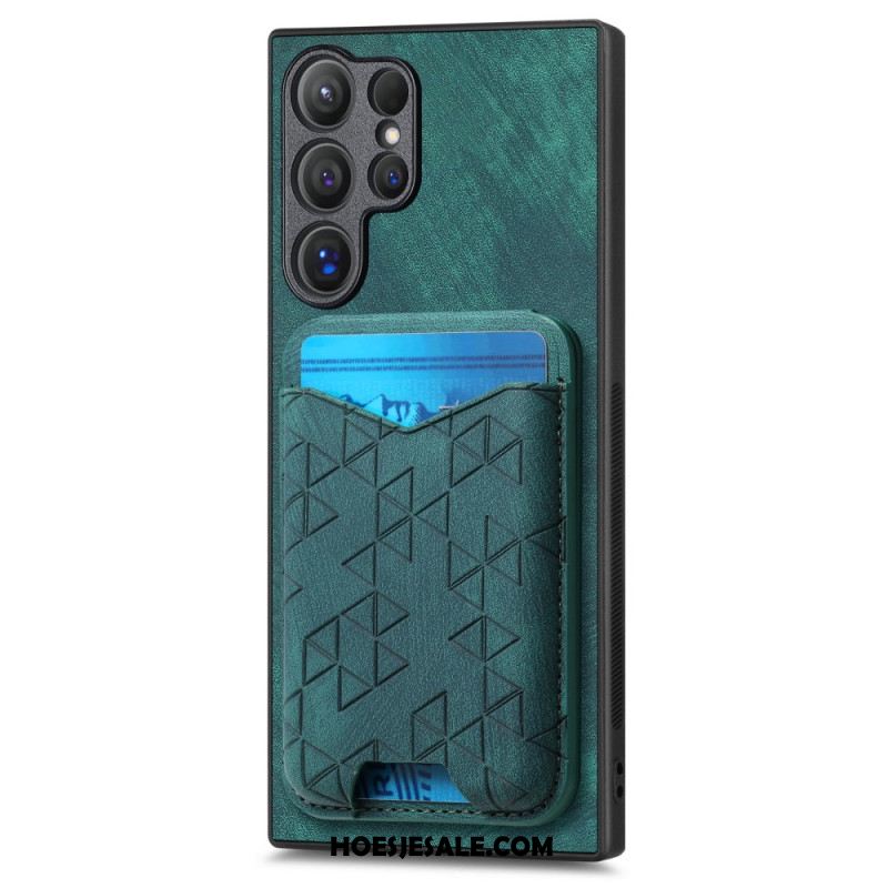 Hoesje Voor Samsung Galaxy S25 Ultra 5g Kaarthouder En -standaard Met Print