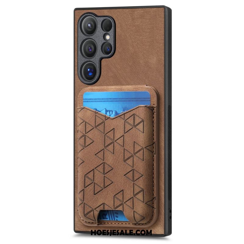 Hoesje Voor Samsung Galaxy S25 Ultra 5g Kaarthouder En -standaard Met Print