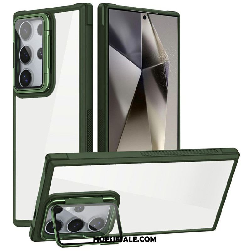 Hoesje Voor Samsung Galaxy S25 Ultra 5g Robuust Met Ingebouwde Standaard