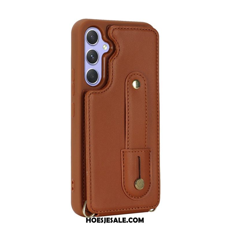 Hoesje Voor Samsung Galaxy S26 Kaarthouder En Schouderriem