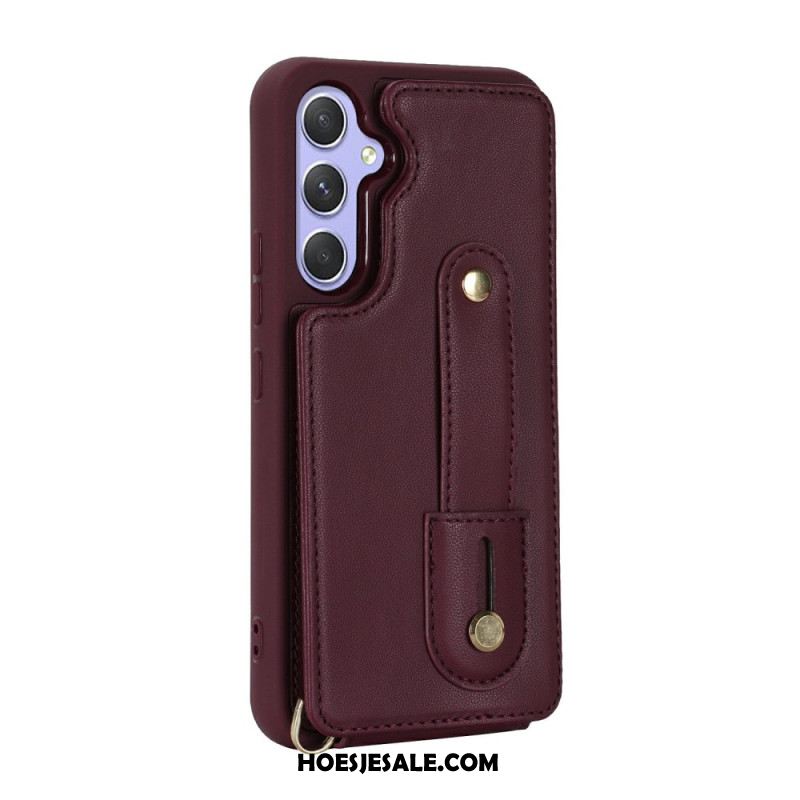 Hoesje Voor Samsung Galaxy S26 Kaarthouder En Schouderriem