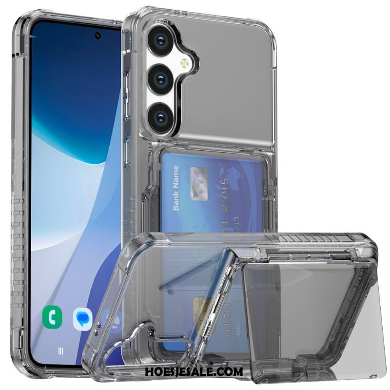 Hoesje Voor Samsung Galaxy S26 Transparant Met Kaarthouder En Standaard