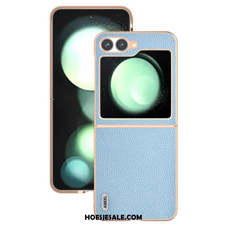 Hoesje Voor Samsung Galaxy Z Flip 7 Fe Abeel Leer