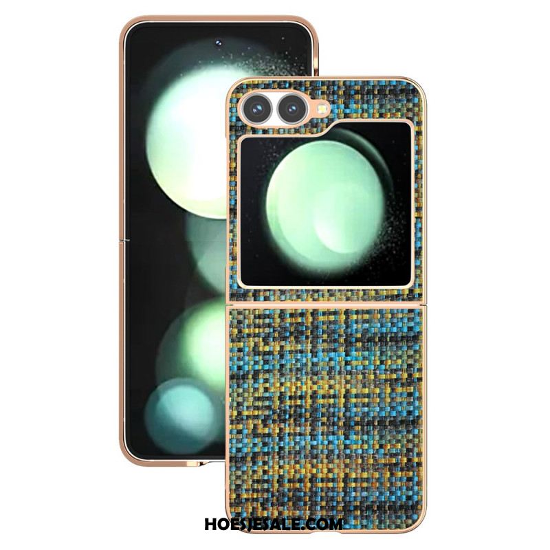 Hoesje Voor Samsung Galaxy Z Flip 7 Fe Kunstleer Met Textuur