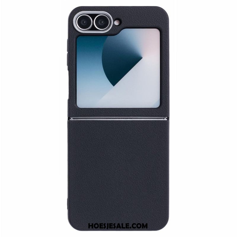 Hoesje Voor Samsung Galaxy Z Flip 7 Fe Leertextuur