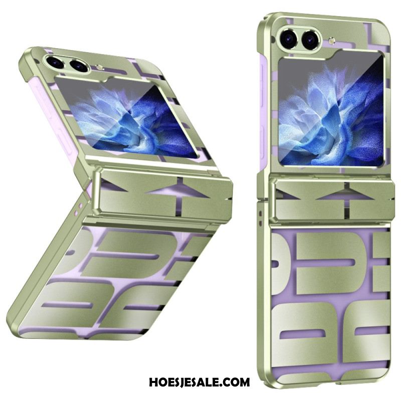 Hoesje Voor Samsung Galaxy Z Flip 7 Fe Letters Met Gehard Glazen Folie