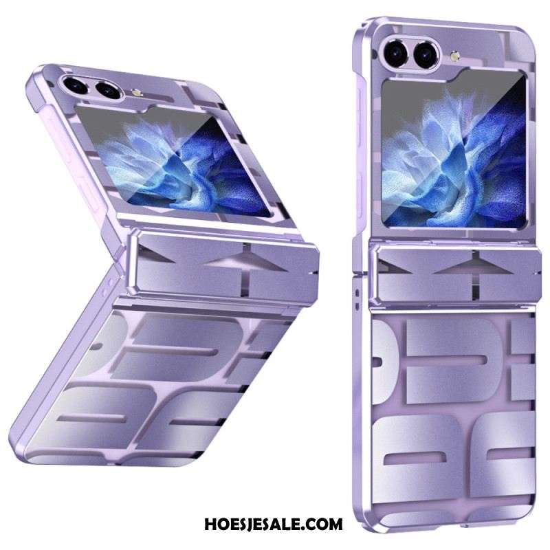 Hoesje Voor Samsung Galaxy Z Flip 7 Fe Letters Met Gehard Glazen Folie