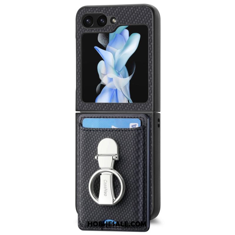 Hoesje Voor Samsung Galaxy Z Flip 7 Fe Opvouwbare Standaard En Kaarthouder