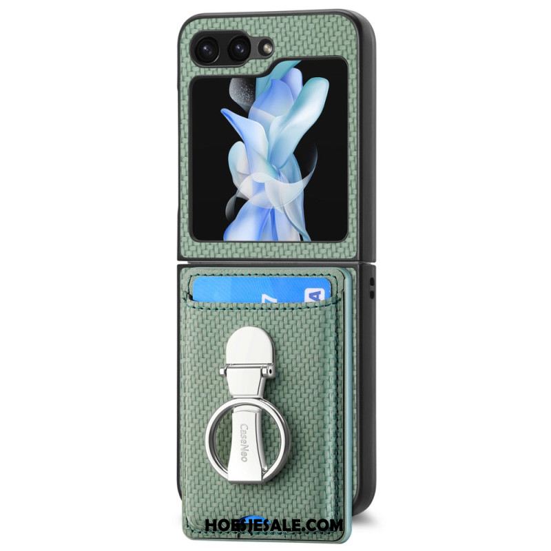 Hoesje Voor Samsung Galaxy Z Flip 7 Fe Opvouwbare Standaard En Kaarthouder
