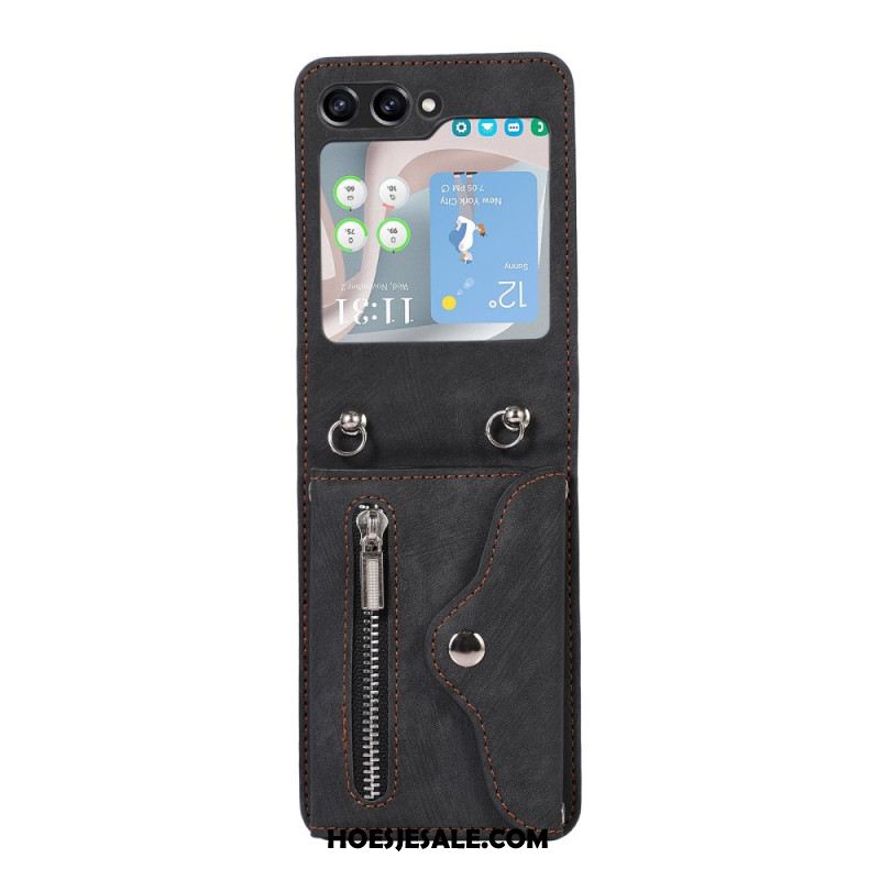 Hoesje Voor Samsung Galaxy Z Flip 7 Fe Portemonnee En Schouderband