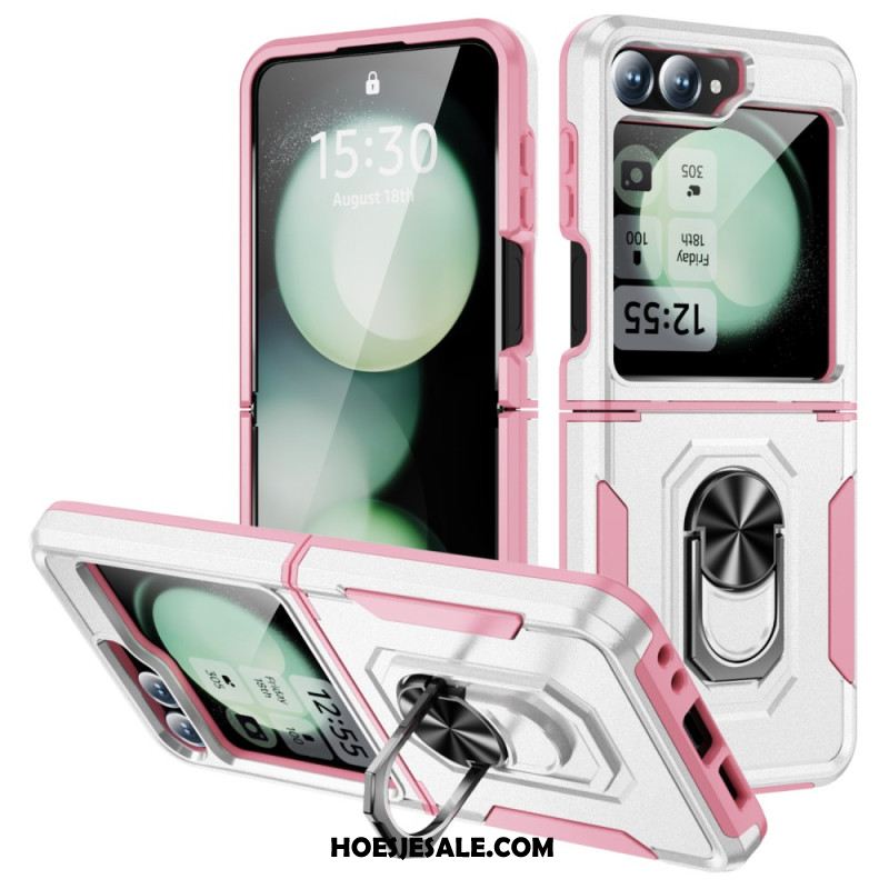 Hoesje Voor Samsung Galaxy Z Flip 7 Fe Robuust Met Ringstandaard