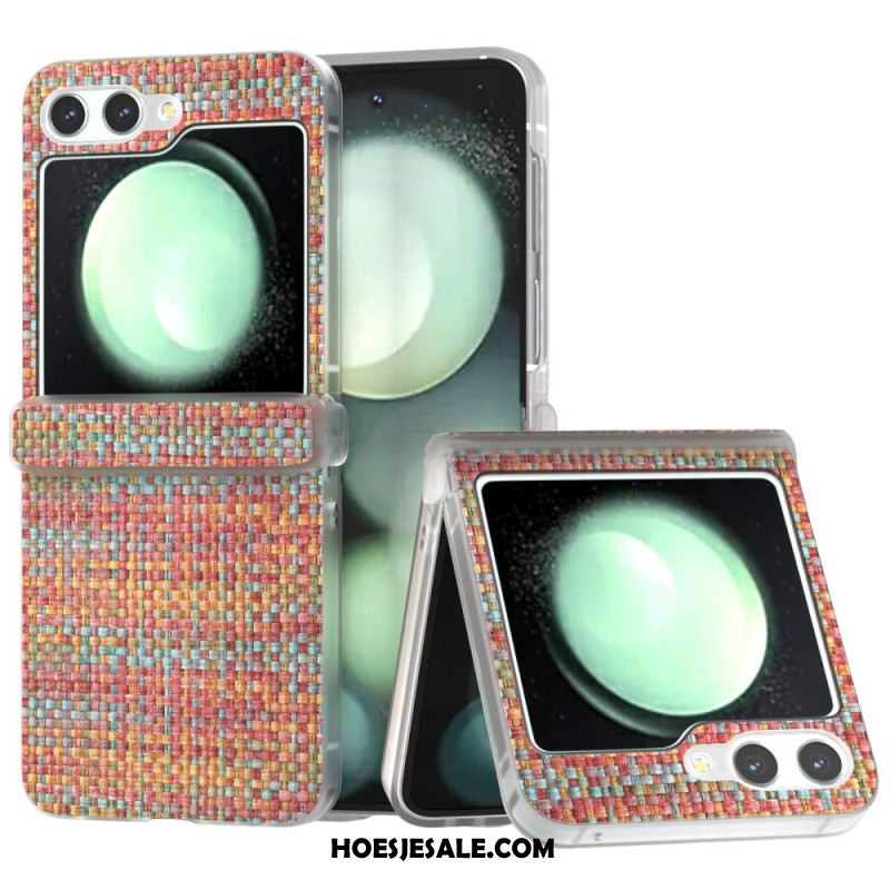 Hoesje Voor Samsung Galaxy Z Flip 7 Fe Stoffen Effect