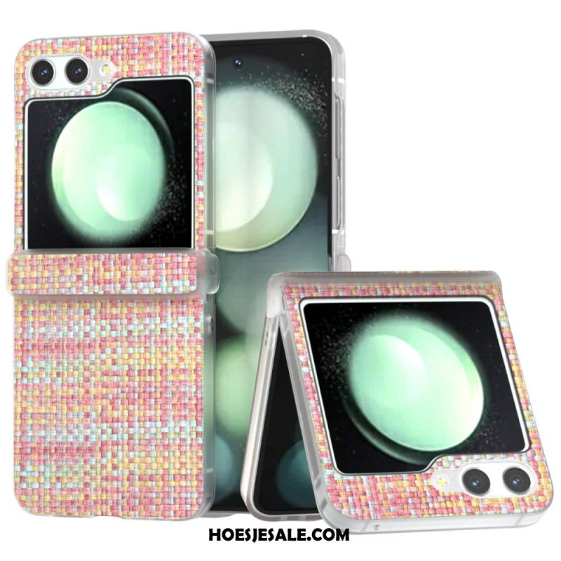 Hoesje Voor Samsung Galaxy Z Flip 7 Fe Stoffen Effect