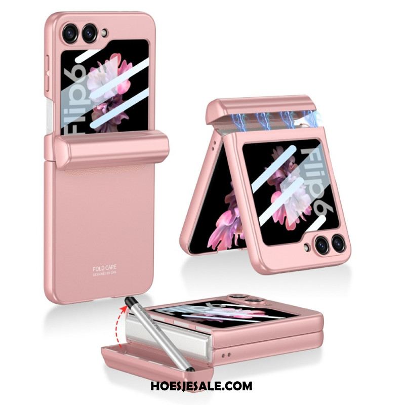 Hoesje Voor Samsung Galaxy Z Flip 7 Fe Stylus En Magnetisch Scharnier