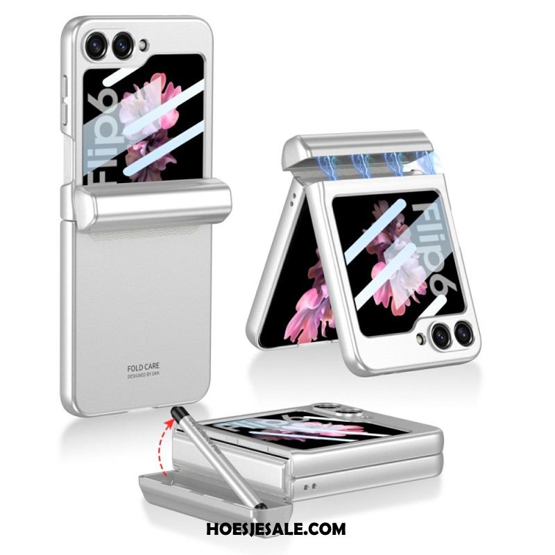 Hoesje Voor Samsung Galaxy Z Flip 7 Fe Stylus En Magnetisch Scharnier