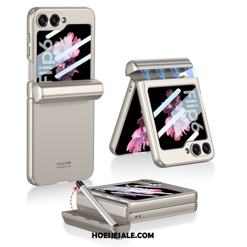 Hoesje Voor Samsung Galaxy Z Flip 7 Fe Stylus En Magnetisch Scharnier