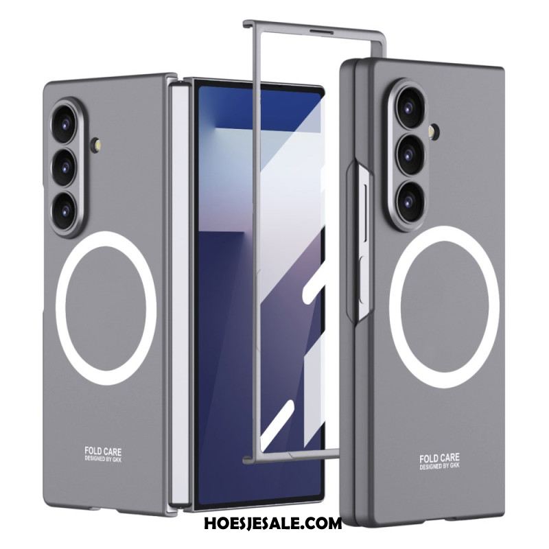 Hoesje Voor Samsung Galaxy Z Fold 7 Magnetische Schermbeschermer Van Gehard Glas