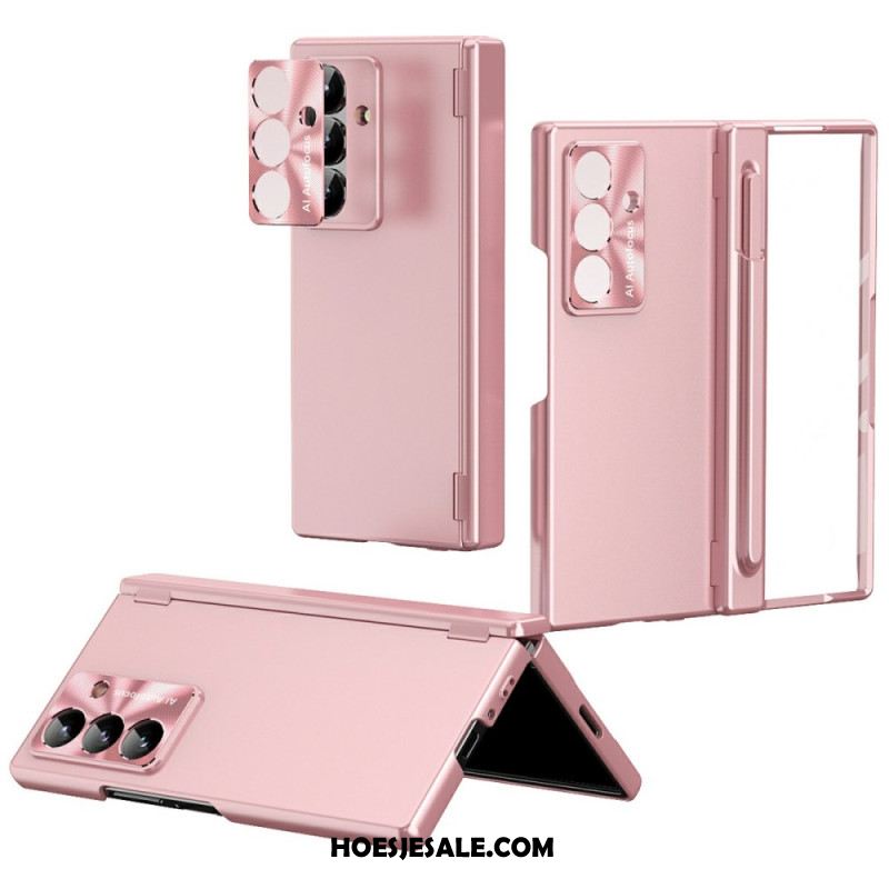 Hoesje Voor Samsung Galaxy Z Fold 7 Schermbeschermer Van Gehard Glas En Stylushouder