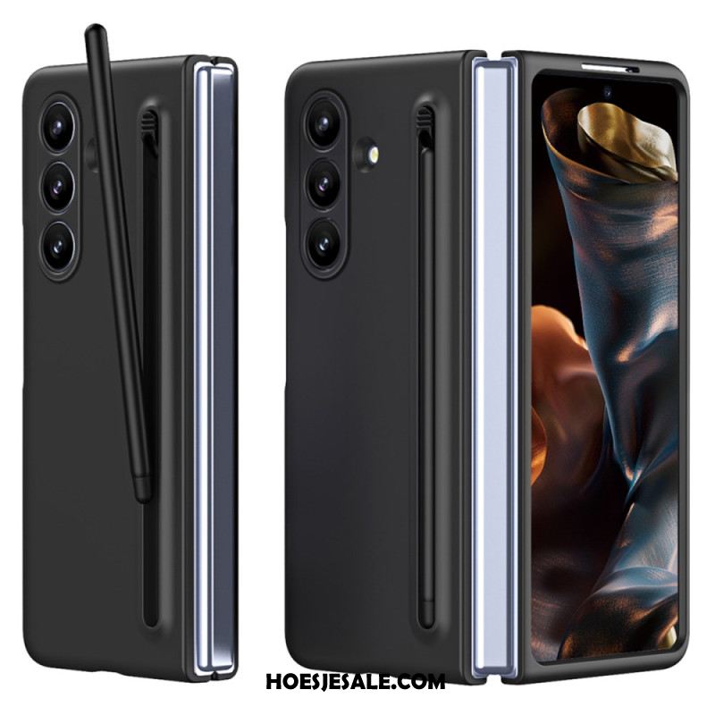 Hoesje Voor Samsung Galaxy Z Fold 7 Stylus En Gehard Glazen Schermbeschermer